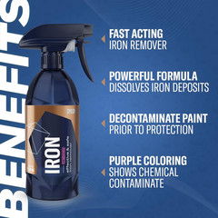 Iron 1000 Ml – Iron Remover and Rust Spot Spray for Car Detailing | Easily Remov