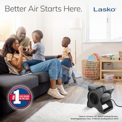 Lasko Portable Utility Fan, 12” 289 CFM Pivoting High Velocity Air Mover Blow…