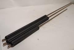 Lot of 3 Unbranded Pressure Washing Lances 414bar 6000PSI 150° C 47″ L, 35.5″ L