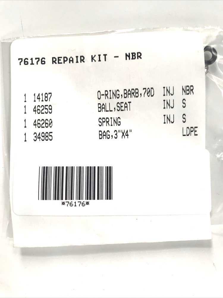 76176 Chemical Injector Repair Kit CAT Pumps 7242, 7367, 7332, 7231
