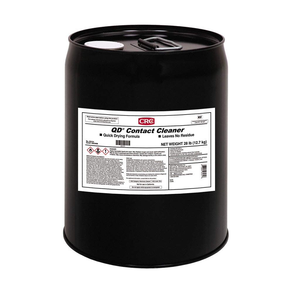 CRC 03131 Contact Cleaner,Bucket,QD,5 gal 5YK64