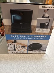 iHome iHRV11-BLK AutoVac Eclipse Pro 3-in-1 Robot Vacuum and Vibrating Mop New