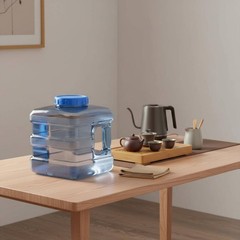 7.5L Square Water Container Transparent Purified Water Jug Food-Safe for
