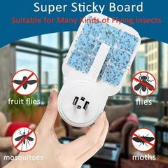 20 Pack Refill Glue Cards Compatible with Safer Home Fly Trap 20pack