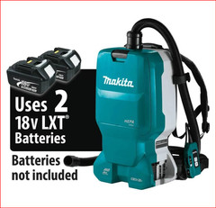 Makita XCV18ZX Cordless Backpack Vacuum Cleaner HEPA Bagged 18V 36V 088381890632