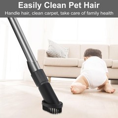 Vacuum Cleaner Attachment 5PC, Household Cleaning 1.37inch, Black