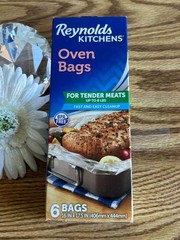 Reynolds Kitchens Large Oven Bags 16×17.5″ 6 Pack BPA Free Cooking Roast