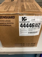30ct Kleenguard A40 44446 3XL PPW , White , Lab Coats.unisex.