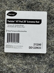 Diversey Twister HT Pad 20″ Extreme Red 213240 DIVDD7523650 2 Packs- 4 Pads