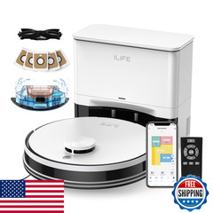 Ilife A30 Pro Robot Vacuum And Mop Self Emptying Station For 60 Days 5000Pa