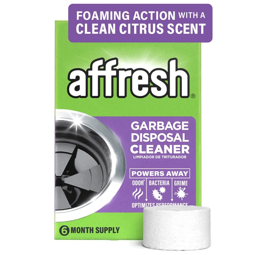 Affresh Garbage Disposal Cleaner, Helps Power Away Odor 6 Count, Other
