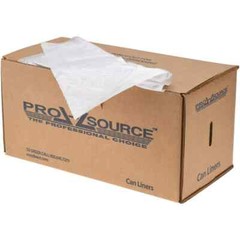 PRO SOURCE 0.63 mil Clear Trash Bags: 40″ W x 48″ H, 45 Gallon Size (80 Bags)