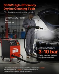 VEVOR Dry Ice Blasting Machine 11LBS / 5KG Capacity Dry Ice Cleaning Machine