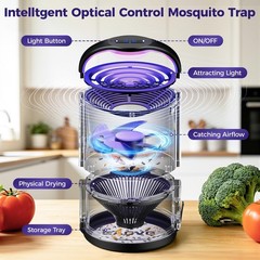 CAGVG Fly Trap Indoor, Fruit Traps for Indoors Flying Insect Gnat Black