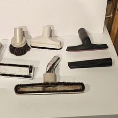 Universal Vacuum Cleaner Attachment Set 8-Piece Gray Black Multi-Surface Tools *