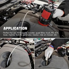 12V 60W Oil Change Pump Extractor, Oil/Diesel Fluid Pump Extractor Scavenge Suct