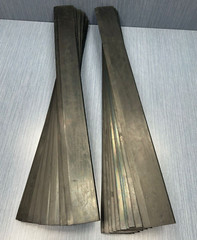 Lot of 20X Black Rubber Squeegee 35.5″ x 3.5″ x 3/8″