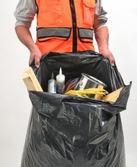 Commander 42 Gallon 4 Mil Black Heavy Duty Trash Bags – 33 X 45 – Pack Of 32 –