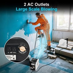 Air Mover Blower Fan – Floor Drying Fan for Cooling, Drying and Exhausting at…