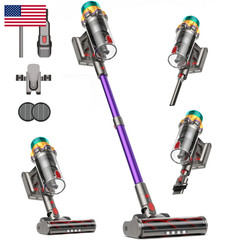 Rennboes Cordless Vacuum Cleaner 55Kpa 650W 65Mins Extra-Large Dust Cup