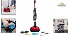 Versatile Electric Floor Washer with Scrubbing, Scouring, and Polishing