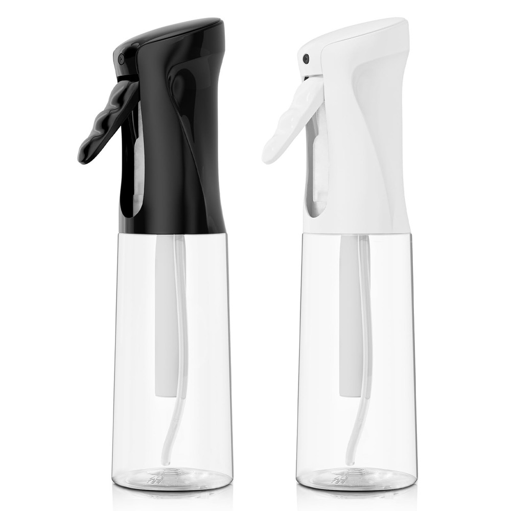 IMPORX Continuous Spray Bottle for Hair (10.1oz/300ml) 2 Black/White-10.1oz