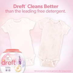 Dreft Laundry Detergent Pacs, Lightly Scented, Lavender, For Baby and Family, XL