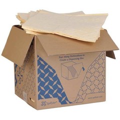 Spilfyter S2-75 Sorbent Pad, 30 Gal, 16 In X 18 In, Harsh Chemicals, Yellow,