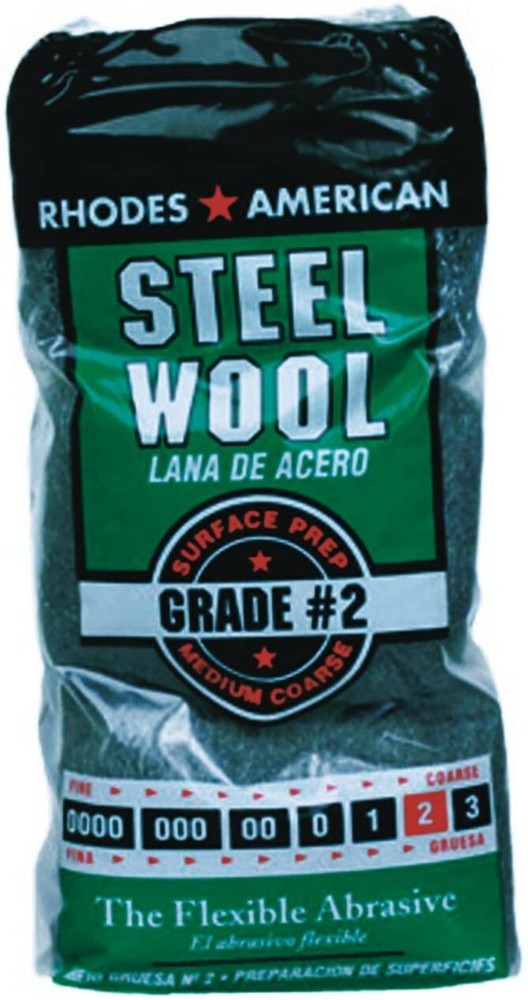 Homax Steel Wool Coarse, Medium No. 2 Glass