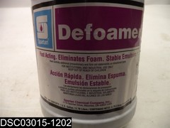 QTY=1 Gallon: 302404 Spartan Fast Acting Defoamer 753727015160