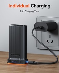 WOLFBOX MF200 Electric Air Duster and Rechargeable Li-ion Battery Pack