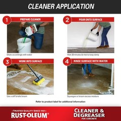 Rust-Oleum Cleaner & Degreaser for Concrete, 1 Gallon – 301243