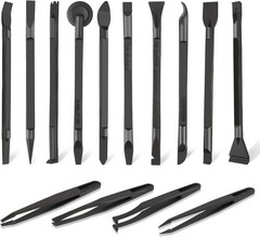 14-Piece Plastic Crevice Cleaning Tool Set, Non-Scratch Scraper and Anti-Static