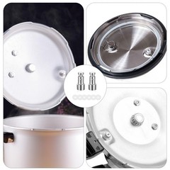 2 PCS Pressure Cooker Parts, Universal Replacement Normal size, Silver