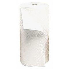 Brady Op15-Dp Sorbent Roll, 24 Gal, 15 In X 150 Ft, Oil, White, Polypropylene
