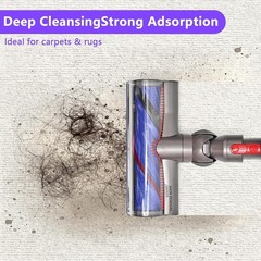 Upgrade Anti Tangle Replacement Vacuum Head for V7 V8 Cyclone V10 V11 V15