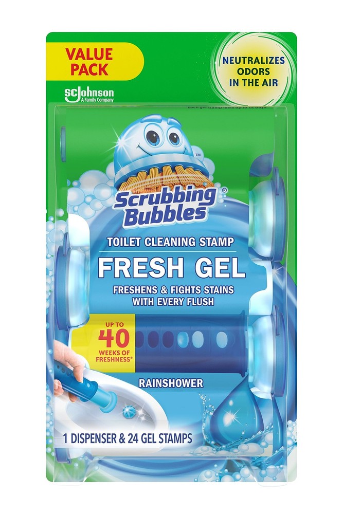 Scrubbing Bubbles Fresh Gel Toilet Bowl Cleaning 24 Count (Pack of 1), multi