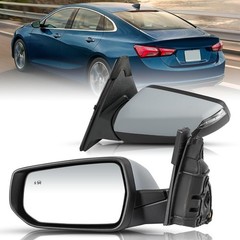 8-Pin Passenger Driver Side Mirror Turn Signal Blind Spot 2016-2022