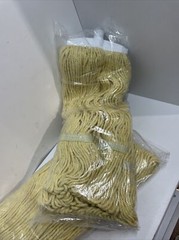 Yellow Mop Heads Grease Beater With Green Scrubber 2 Pack