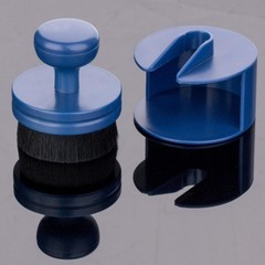 Car Tire Shine Applicator Brush with Stand for Auto Detaili Size: 1Color: Blue