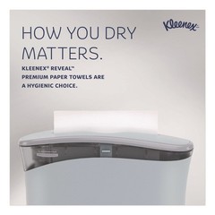 Kleenex 46321 2-Ply 8″ x 9.4″ Reveal Multi-Fold Towels – White (16/CT) New