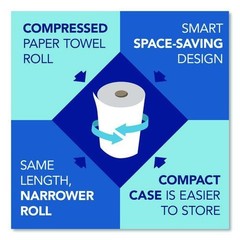 Scott 56758 8″ x 800′ 1.5″ Core 1-Ply Hard Roll Towel – Brown (6/CT) New