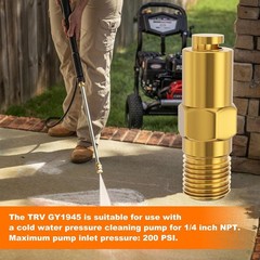 7101359 Pressure Washer Thermal Relief Valve 1/4″ NPT for Simpson Pump AP3119462
