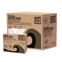 Boardwalk HS1260W Hydrospun Wipers 1-ply 9.75×16.75 White 126/box
