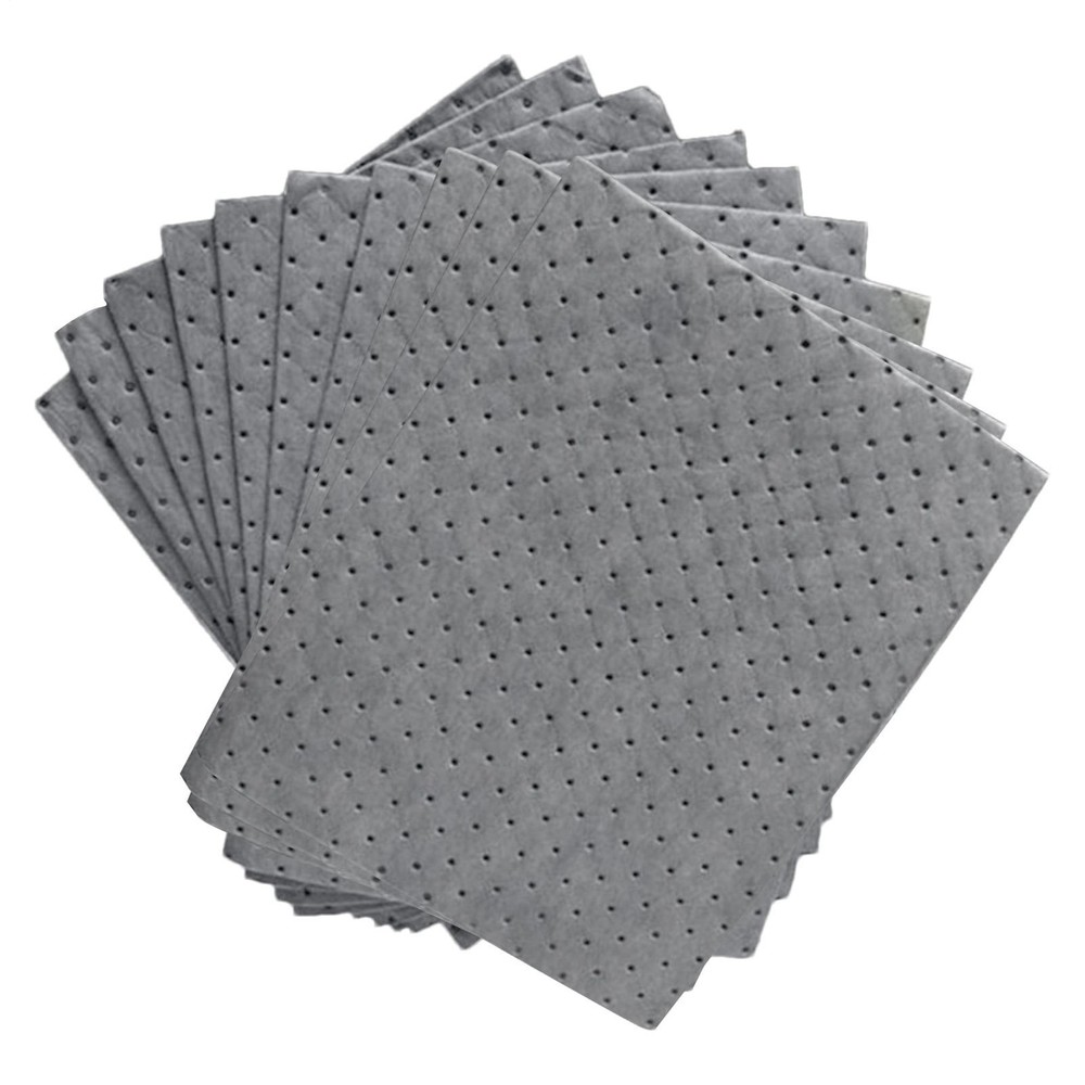 100 PCS Oil Absorbent Pads 50x40cm Universal Absorbing Mats Oil Spill Pads
