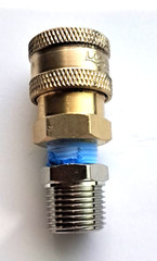 1/4 Quick Connect x 3/8 NPT Male – Pressure Washer Adapter 4000psi Max.