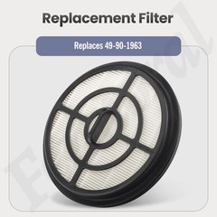 2Pack Replacement Filter 49-90-1963 Compatible with 18V 3 In 1 Backpack Vac…