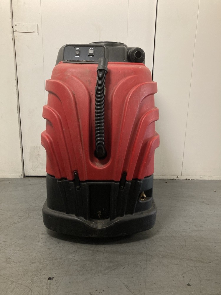 Sanitaire Portable Canister Carpet Extractor w/ Wand & Hose Red/Black