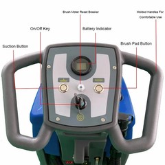 C460s walk behind floor scrubber machine- Battery Powered