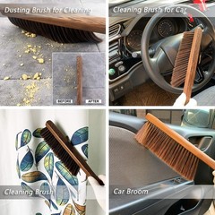 Hand Broom Cleaning Brushes-Soft Bristles Dusting Brush for Black